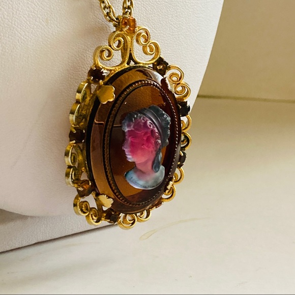 JULIANA for CELEBRITY CAMEO BROOCH-PENDANT - Picture 5 of 14